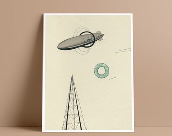 Zeppelin Green - Art Print