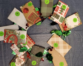 CUSTOM 12 Days of Christmas Tea Gift GARLAND