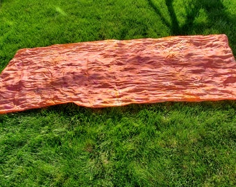 Silk Veil Pink Orange White Belly Dance