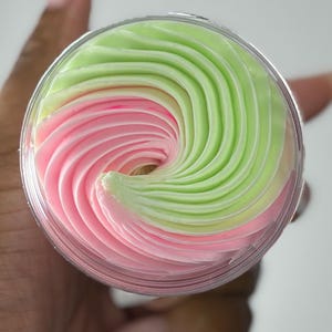 Kiwi Watermelon Body Butter | Whipped Body Butter | Natural Lotion | Organic Natural Moisturizer
