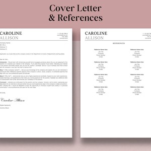 Google Docs, Word Resume Template | CV, Cover Letter & Instructions (ATS-Friendly, Editable) image 5