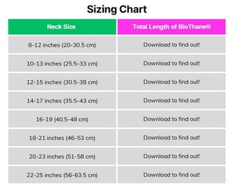 Longitud de BioThane® o cuero necesaria para hacer un collar para perro (PDF imprimible)