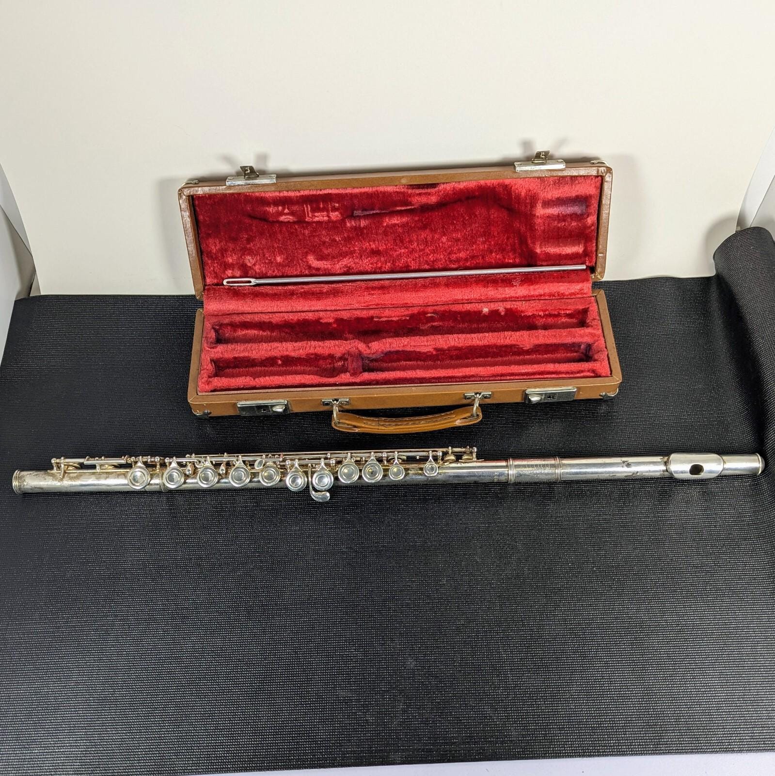 Vintage Artley 18-0 Silver Plate Flute Nogales Arizona W