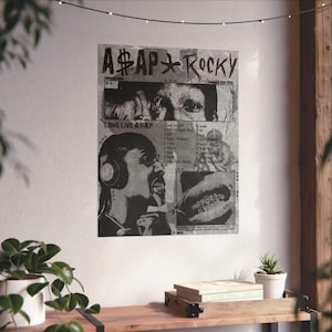 ASAP Rocky Long. Live. ASAP Poster, Music Poster, Rap Poster, Music Art, Retro Poster, Asap Rocky Decor, Hiphop Poster, Music Poster Gift.