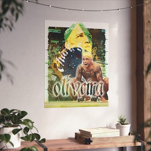Charles Oliveira Poster Print, Do Bronx Poster, UFC Champion, Mma Wall Art, UFC Poster, Fighter Poster, Brazilian Athlete, Motivation.