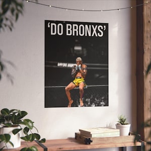 Charles Oliveira Poster Print, Do Bronx Poster, UFC Champion, Mma Wall Art, UFC Poster, Fighter Poster, Brazilian Athlete, Motivation.