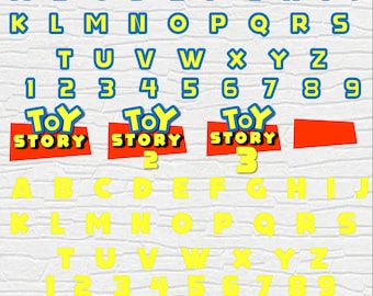 Toy Story Font Svg, Cartoon Font Svg, Toy Story Alphabets Svg, Toy Story Font Clipart, Toy Story Font Numbers Svg, Toy Story Letters Svg,Png