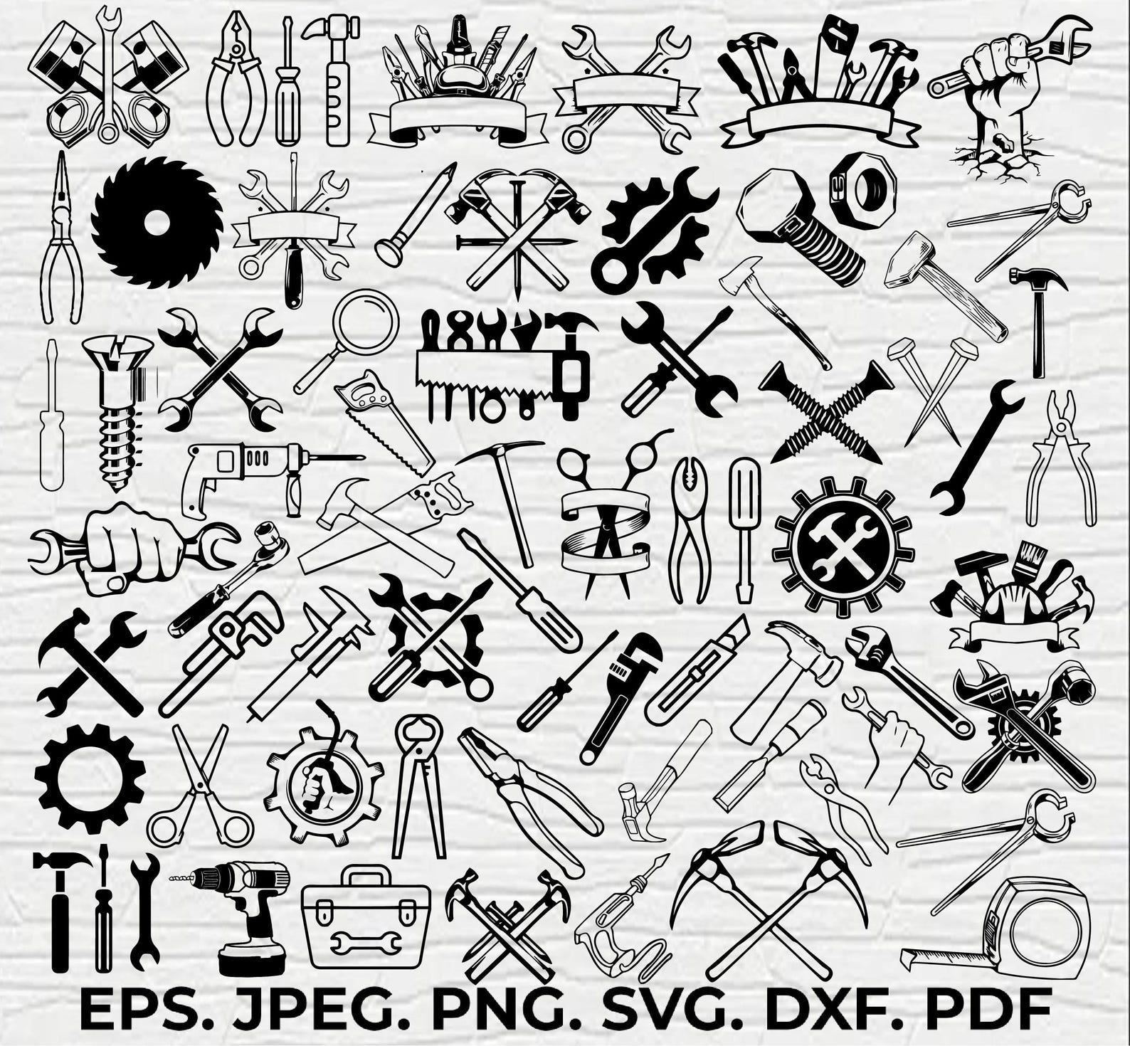 Tools SVG Bundle, Tools PNG Bundle, Tools Clipart, Tools SVG Cut Files ...
