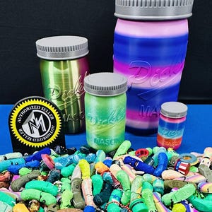 Jar O' Pickle Keychains - Tickles, the Articulating Pickle - Tons of sizes and colors image 1