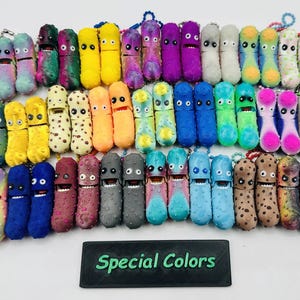 Jar O' Pickle Keychains - Tickles, the Articulating Pickle - Tons of sizes and colors image 8