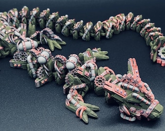 Steampunk Dragon 26" Army Green