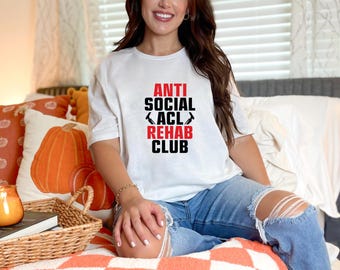 Camiseta de rehabilitación del club social antisocial: ropa urbana moderna y vanguardista