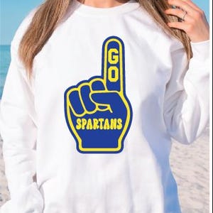 Sweat-shirt personnalisé en mousse avec nom d&#39;équipe