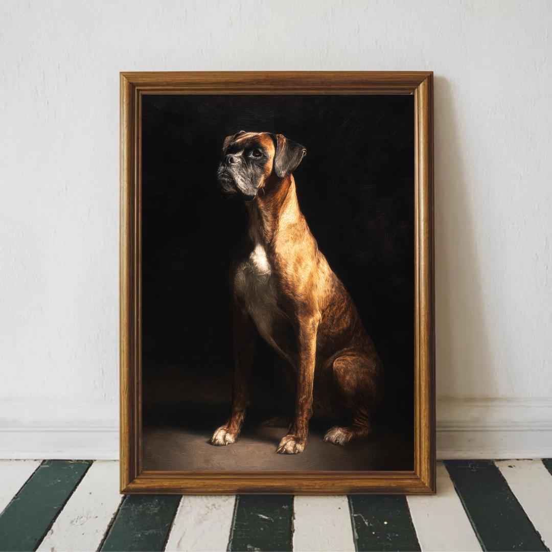 BOXER 油絵アート BOXER 油絵アート BOXER 油絵アート Boxer (boxing