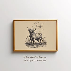 Creative Taurus Wall Art