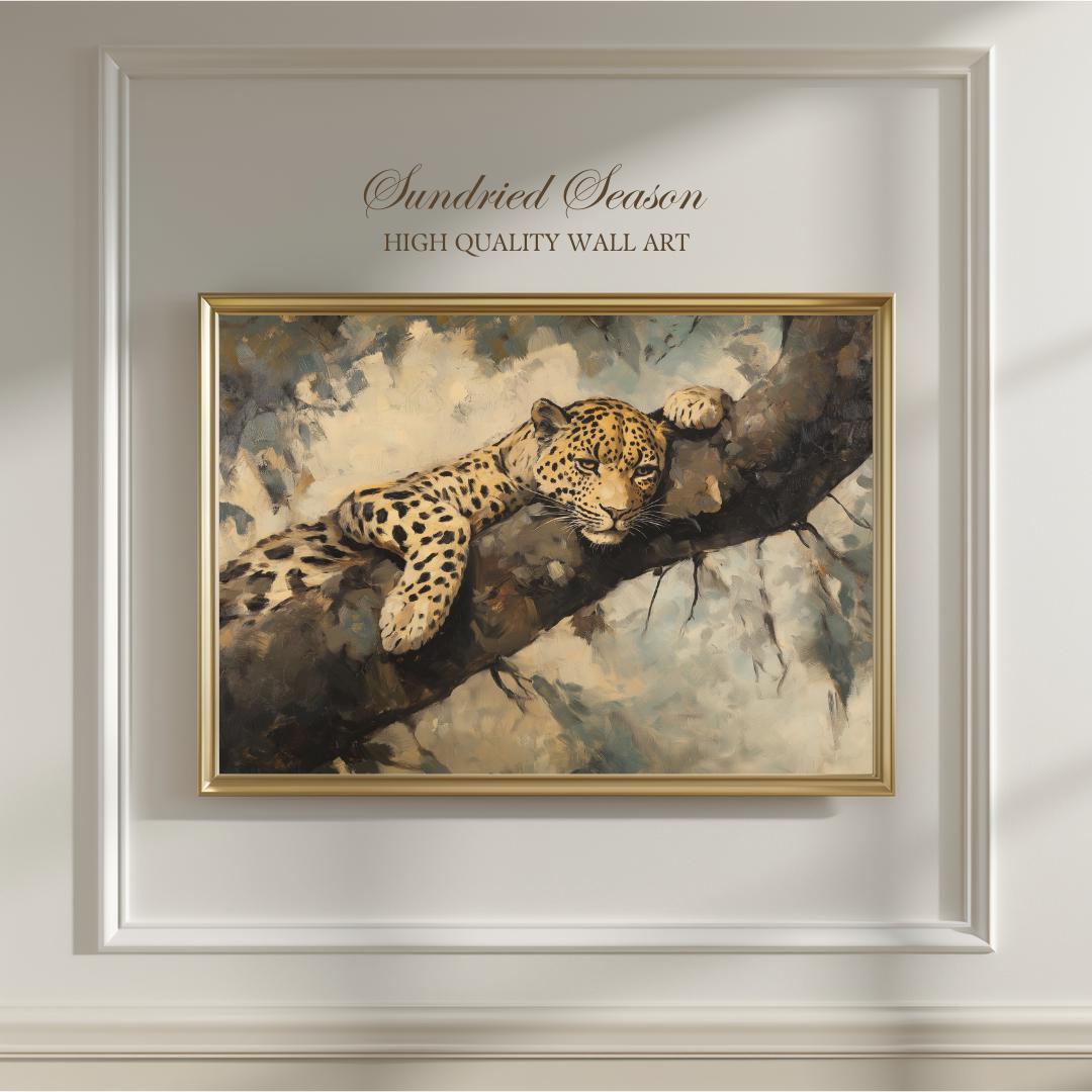 絵画 油彩画 額縁 ボード 動物 豹 Amazon｜黒いヒョウの額縁の