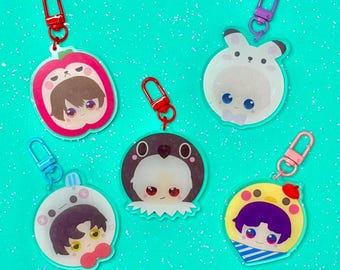 Love and Deepspace Love Interest Plushie Keychain Xavier Zayne Rafayel Sylus Caleb Otome Cute Kawaii LADS Plush