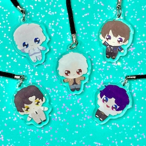 Amuleto para teléfono con interés amoroso de Love and Deepspace, Xavier Zayne, Rafayel Sylus, Caleb, Otome, lindos chicos kawaii