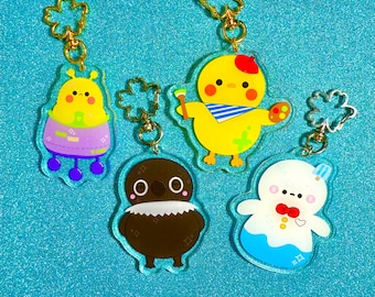 Porte-clés peluche Love and Deepspace Xavier Zayne Rafayel Sylus Otome Kawaii mignon