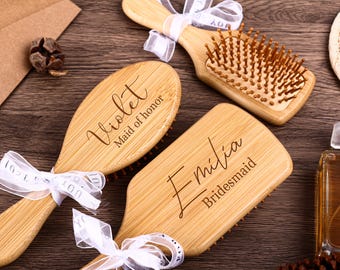 Wedding Bridesmaid Combs , Bridesmaid Proposal,Personalized Name Airbag Comb,Wedding Party Gift favor,maid of honor Combs,Anniversary Gifts