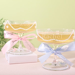 Personalized Engraved Champagne Glass | Wedding Glasses Bridesmaid Gift | Party Glasses Custom Engraving Champagne Glass | Bridal Shower
