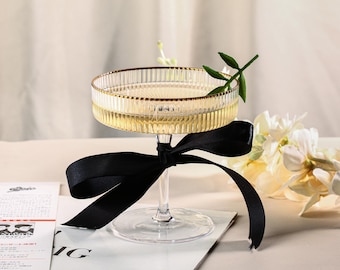 Coupe à champagne en cristal gravé : cadeau de mariage personnalisé