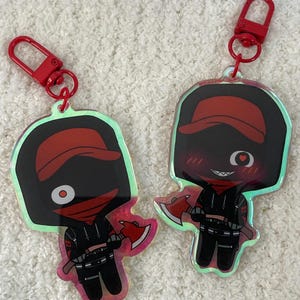 Nauseaxe_404 [monster Mediator] Holo Keychain - Etsy