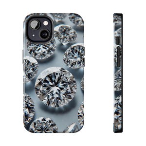 Luxury Diamond Phone Case for iPhone or Samsung Galaxy, Bling Crystal Cover