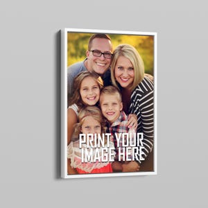 Stampe su tela con foto di famiglia di qualsiasi dimensione, stampe su tela personalizzate per le tue foto, stampe su tela da foto