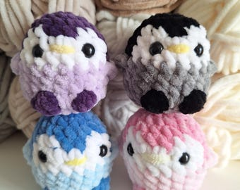 Mini penguin plush toy crocheted penguin amigurumi