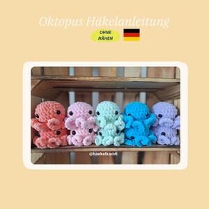 Crochet pattern for a small octopus – little octopus PDF