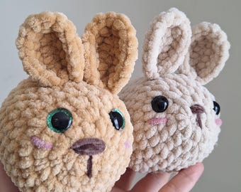 Bunny soft toy crocheted Easter bunny Amigurumi – Handmade soft toy