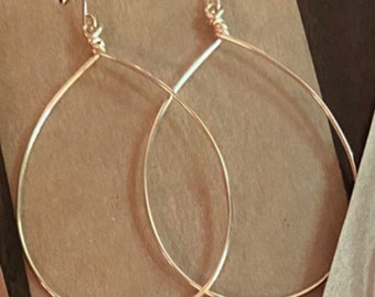 gold hoop earrings