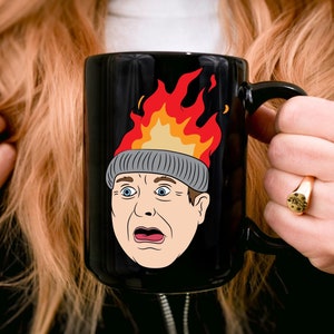 Mug à café Marv & Harry, Seul à la maison, Film des années 90, Wet Bandits, Cacao chaud, Thé, Cadeau