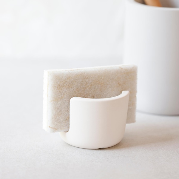 Diatomite Stone Sponge Holder – Quick-Drying Kitchen Organizer