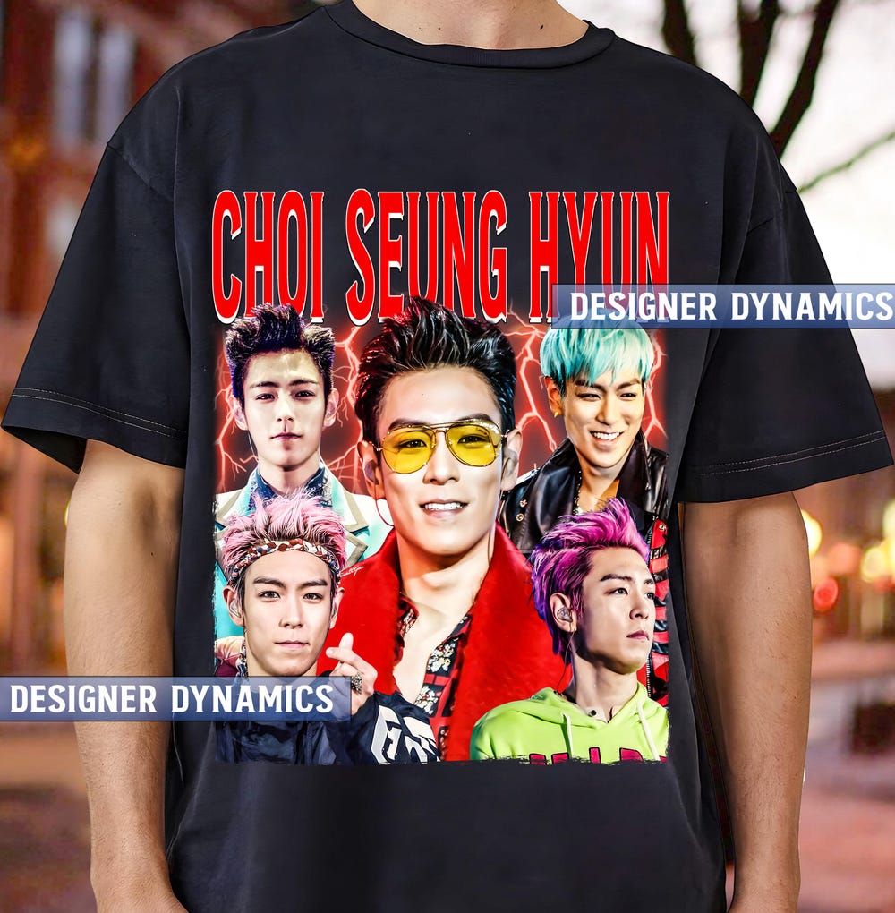 Choi Seung Hyun Vintage Graphic T-Shirt – Bigbang Inspired K-Pop Tee ...