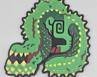 3d Printed Monster Hunter Deviljho Monster Icon Magnet