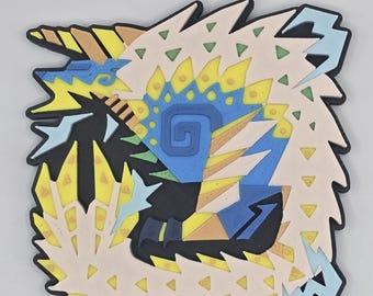 3d Printed Monster Hunter Zinogre Monster Icon Magnet