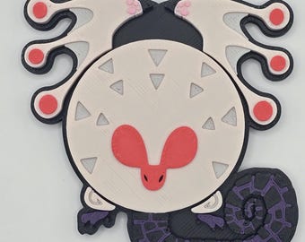 3d Printed Monster Hunter Paolumu Monster Icon Magnet