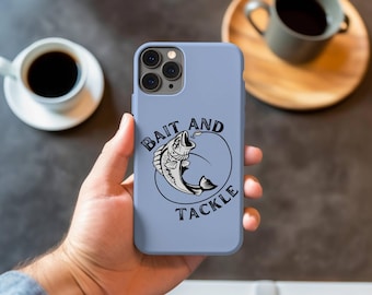Bait & Tackle Tough Phone Case - Fisherman Aesthetic, Fishing Phone Case, Great Gift Idea for Fishing Lovers, Outdoor Adventure Accessory,