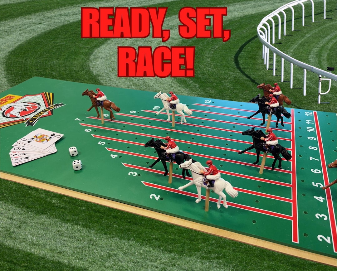 Redborne Racing Redbone Racer-deluxe Horse Racing Game! - Etsy