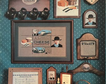 Amish Cross Stitch Etsy