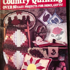 Vintage McCalls Country QUILTING Pattern Magazine 1984 Over 80 Projects