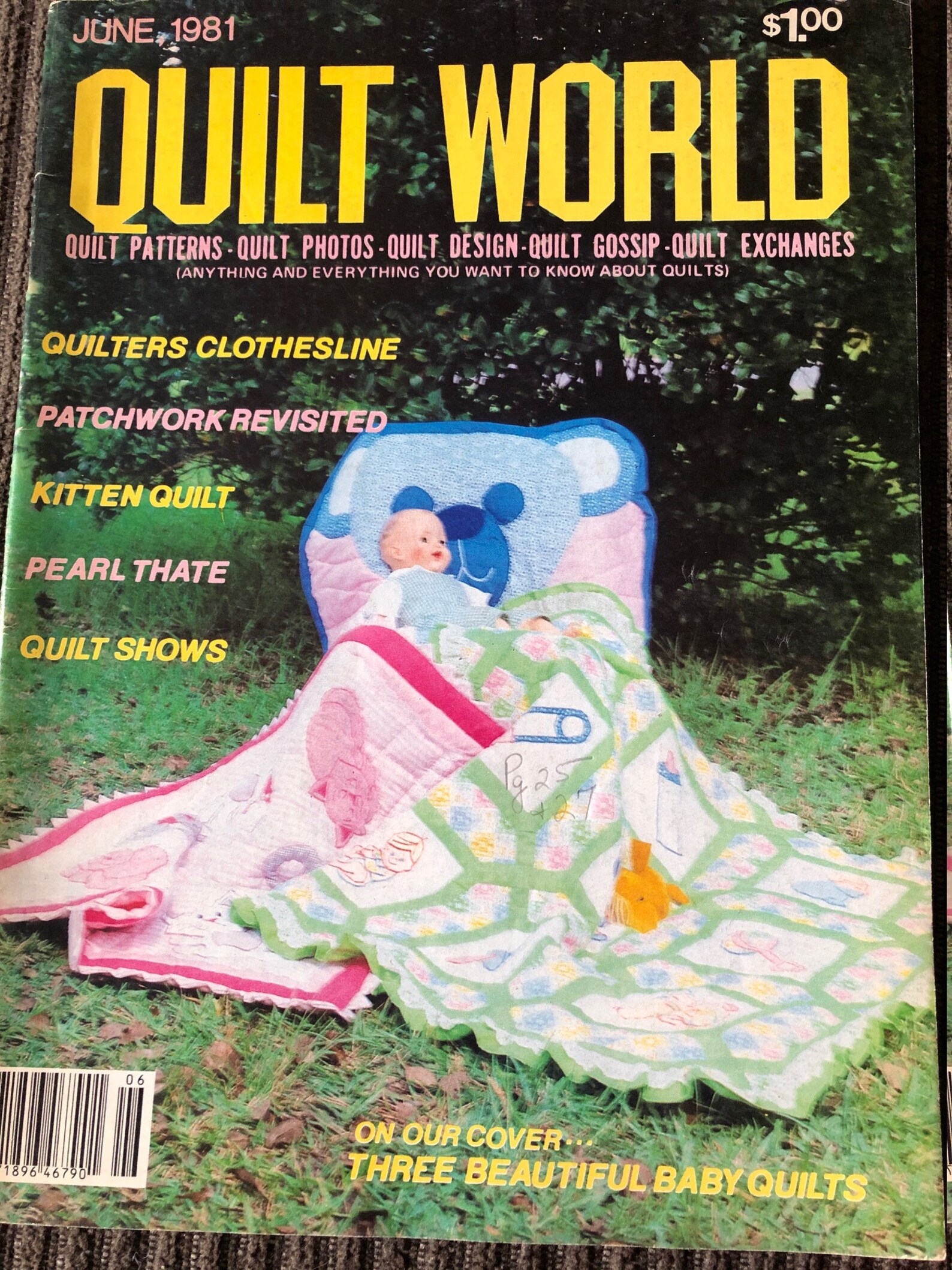 Quilt World Magazine Vintage June 1981 Kitten Quilt & Much More Etsy