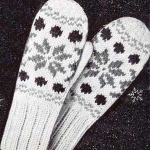 Kids Norwegain Mittens Knitting Pattern PDF Instant Download