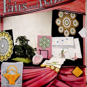 Crochet Suggestions For Fairs & Bazaars Crochet Pattern Book PDF Instant Download Edgings More