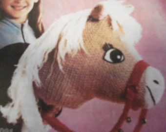 Vintage Knitting Pattern Hobby Toy Horse