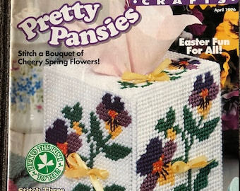 Plastic Canvas Crafts Magazine: Child's Bible Cover & Bookmark Patterns