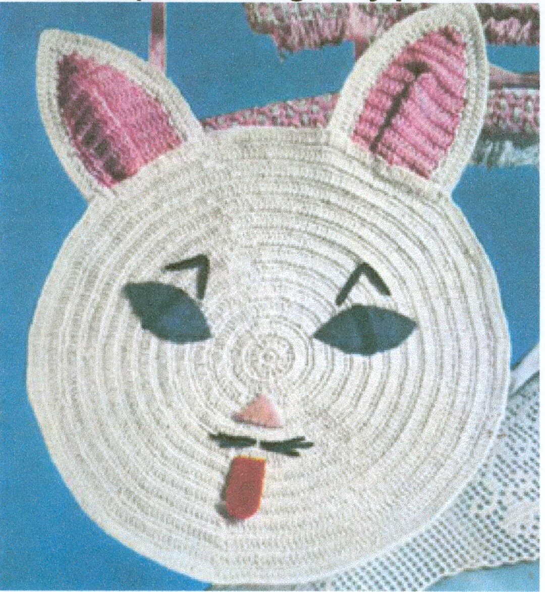 Bib Pattern Cat Kitten Baby Bib Crochet Pattern Pdf Instant Download - Etsy