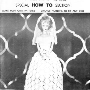 Vintage Knitting Pattern For The Fashion Doll  36 Patterns PDF Instant Download